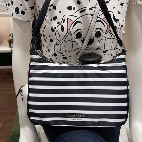 KATE SPADE
The Little Better Sam Stripe Small Shoulder Bag in BlackClotted Cream - Picture 5 of 16